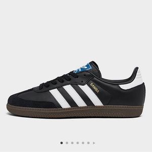 black adidas sambas